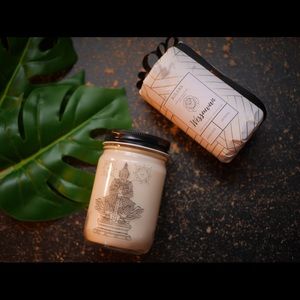 Wessuwan - Amber & Jasmine soy candle/ gift/16.8oz